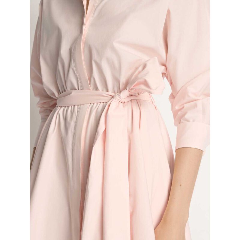 Veronika Maine Cotton Tie Belt Shirtdress image number 2